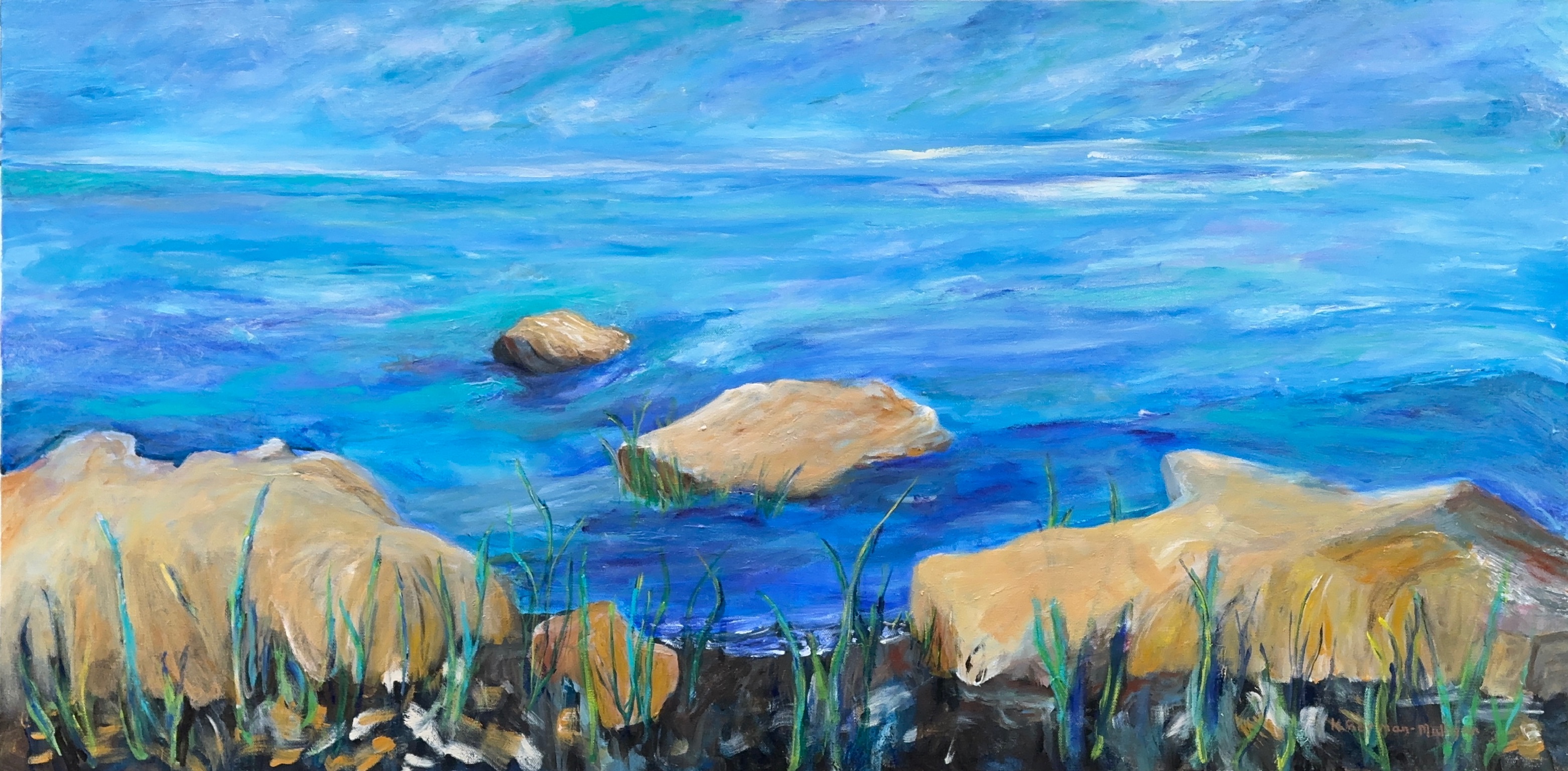 acrylic painting on canvas